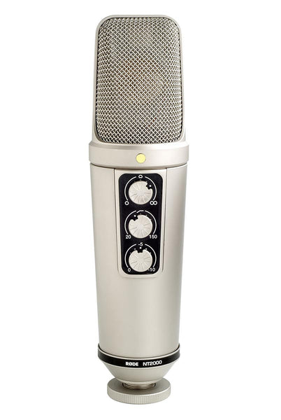 RODE NT2000 Variable Pattern Studio Condenser Microphone - Audio - RØDE - Helix Camera 