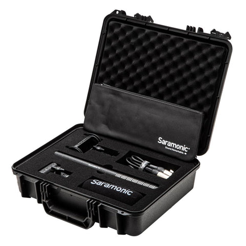 Saramonic SoundBird T3 Professional Shotgun Microphone with Li-Ion Battery, Low-Cut & Hi-Boost Filters, -10dB Pad, Shock Mount, Windscreen, XLR Cable, Hard Case & More - Audio - Saramonic - Helix Camera 