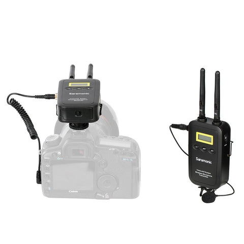 Saramonic VmicLink5 RX+TX 5.8GHz Wireless Lavalier System with Portable Camera-Mountable Receiver - Audio - Saramonic - Helix Camera 