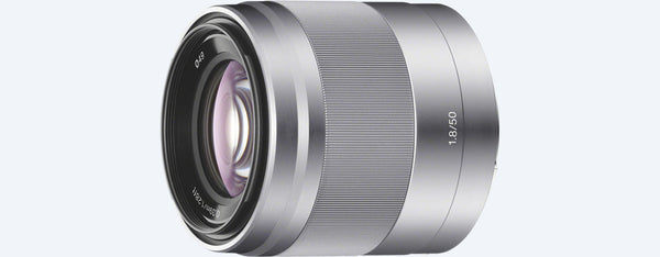 Sony E 50mm F1.8 OSS Silver - Photo-Video - Sony - Helix Camera 