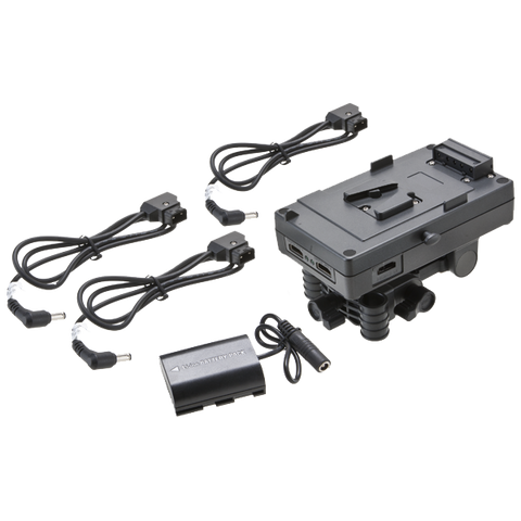 F&V V-mount Battery System with HDMI Splitter - Kit 102021020101 - Lighting-Studio - F&V Lighting USA - Helix Camera 