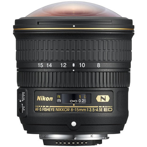 Nikon AF-S FISHEYE NIKKOR 8-15mm f/3.5-4.5E ED - Helix Camera 