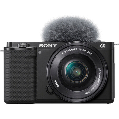 Sony ZV-E10 Mirrorless Camera with 16-50mm Lens - Black - Helix Camera 