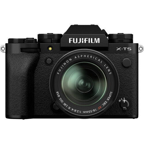 Fujifilm X-T5 Mirrorless Camera with 18-55mm F/2.8-4 - Black - Helix Camera 