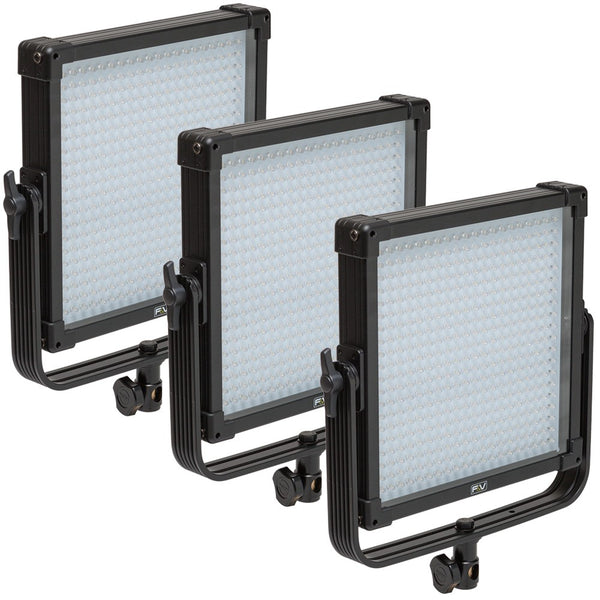 F&V K4000 SE Daylight LED Panel 3-Light Kit (V-Mount) - Lighting-Studio - F&V Lighting USA - Helix Camera 