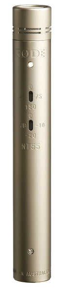 RODE NT55 Compact Condenser Microphone (Single Microphone) - Audio - RØDE - Helix Camera 
