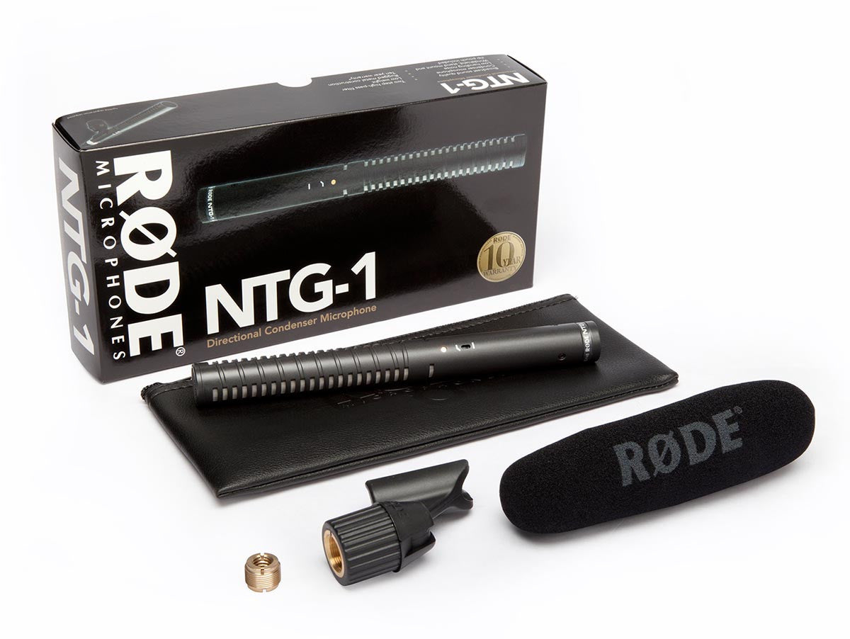 RODE NTG1 Condenser Shotgun Microphone - Audio - RØDE - Helix Camera 