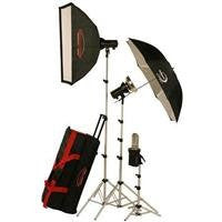 Photogenic AKC850K StudioMax 800W/S Portrait Studio 3 Light Soft Box Kit - Lighting-Studio - Photogenic - Helix Camera 
