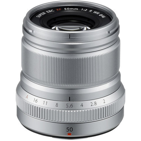 Fujinon XF 50mm F2 R WR - Silver - Photo-Video - Fujifilm - Helix Camera 