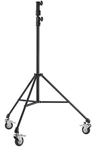 Studio-Assets 7' Junior Double Riser Stand with Casters - Lighting-Studio - Studio-Assets - Helix Camera 