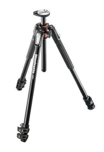 Manfrotto MT190XPRO3 3 Section Aluminum Tripod Legs with Q90 Column (Black) - Lighting-Studio - Manfrotto - Helix Camera 