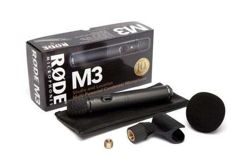 RODE M3 Multi-Powered Cardioid Condenser Microphone - Audio - RØDE - Helix Camera 