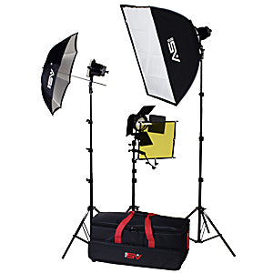 Smith-Victor K70 3-Light 1800-watt Professional Portable Accessorized Light Kit - Lighting-Studio - Smith-Victor - Helix Camera 