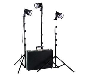 Smith Victor K2RA 3-Light 1800-watt Portable Attache Kit (401402) - Lighting-Studio - Smith-Victor - Helix Camera 