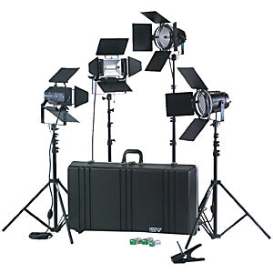 Smith-Victor K76 4-Light 4000-watt Professional Studio Kit - Lighting-Studio - Smith-Victor - Helix Camera 