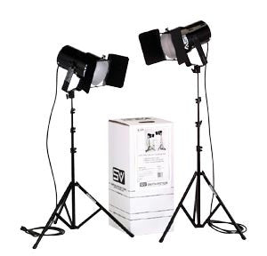 Smith Victor K61 2-Light 1200-watt controlled quartz kit (401488) - Lighting-Studio - Smith-Victor - Helix Camera 