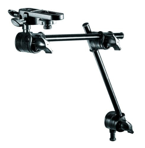 Manfrotto 196B-2 143BKT 2-Section Single Articulated Arm with Camera Bracket (Black) - Lighting-Studio - Manfrotto - Helix Camera 