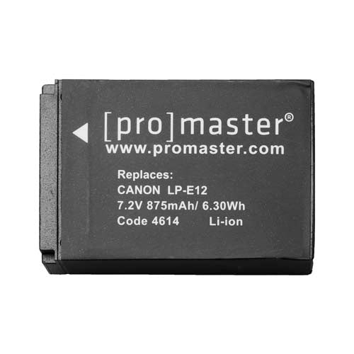 ProMaster Replacement Rechargeable Li-Ion for Canon LP-E12 - Photo-Video - ProMaster - Helix Camera 