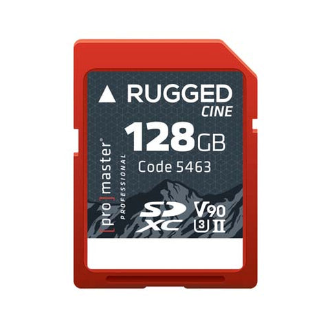 ProMaster Rugged Cine UHS-II SDXC - 128GB - Film-Memory - ProMaster - Helix Camera 