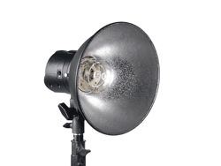 Norman 5E-RP 10" Studio reflector w/ RP1 Diffusion Dome - Lighting-Studio - Norman - Helix Camera 