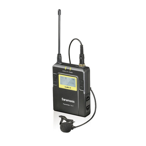 Saramonic 96-Channel Bodypack Transmitter Unit - TX9 (UwMic9 Lavalier Microphone) - Audio - Saramonic - Helix Camera 
