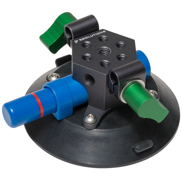 9.Solutions Suction Cup with 3/8" and 1/4" Cheeseblock - Helix Camera 