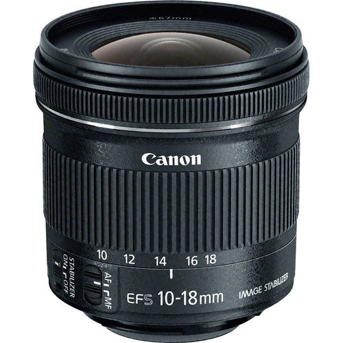 Canon EF-S 10-18mm f/4.5-5.6 IS STM - Photo-Video - Canon - Helix Camera 