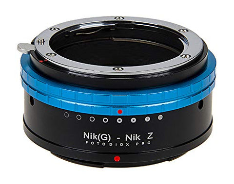Fotodiox Pro Lens Mount Adapter Compatible with Nikon Nikkor F Mount G-Type D/SLR Lenses to Nikon Z-Mount - Helix Camera 