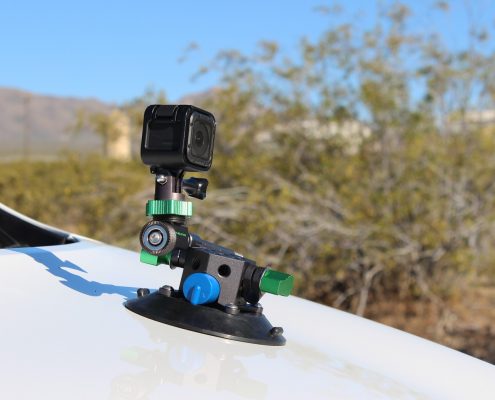 9.Solutions Suction Cup with 3/8" and 1/4" Cheeseblock - Helix Camera 