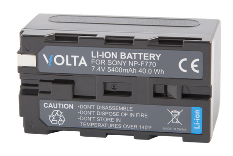 Volta NP-F770 Li-Ion Battery -  - Volta - Helix Camera 