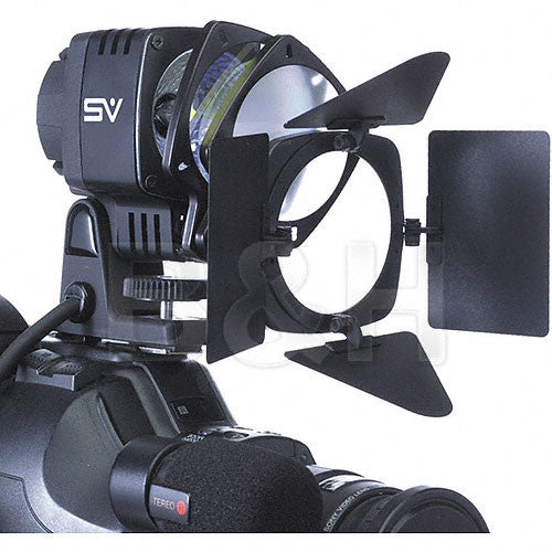 Smith Victor SV950 DC quartz video interview light w/ barndoors dichroic & diffuser (401150) - Lighting-Studio - Smith-Victor - Helix Camera 
