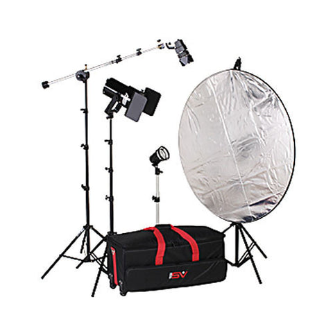 Smith Victor K64 3-Light 1000-watt controlled quartz portraiture kit (401466) - Lighting-Studio - Smith-Victor - Helix Camera 