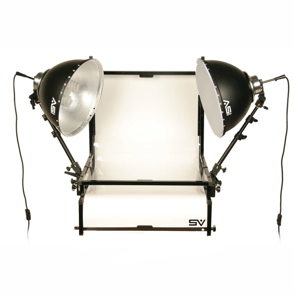 Smith Victor TST-F2 2- Light Fluorescent 700 watt (Tungsten Equivalent) Shooting Table Kit - Lighting-Studio - Smith-Victor - Helix Camera 