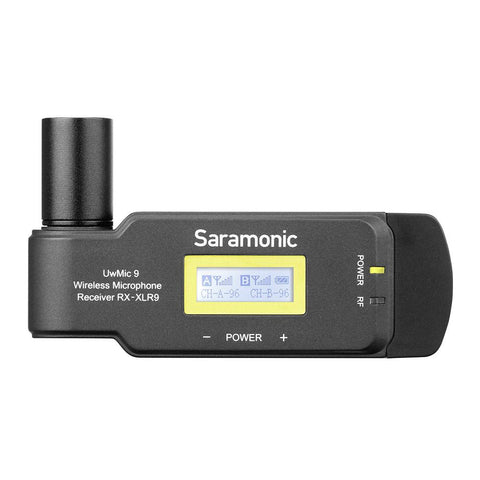Saramonic Uwmic9 Rx-XLR9 Compact Plug-On Dual-Channel Uhf Wireless Receiver - Audio - Saramonic - Helix Camera 