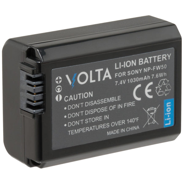 Volta FW50 1030mAh Rechargeable Battery for Sony Cameras - Photo-Video - Volta - Helix Camera 