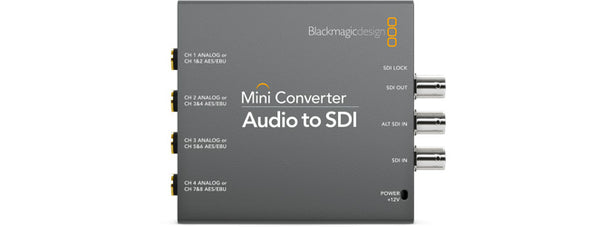 Blackmagic Mini Converter Audio to SDI - Photo-Video - Blackmagic - Helix Camera 