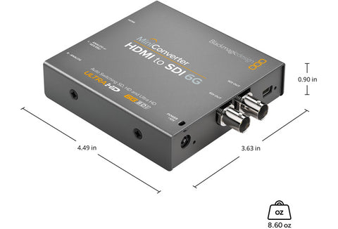 Blackmagic Mini Converter HDMI to SDI 6G - Photo-Video - Blackmagic - Helix Camera 