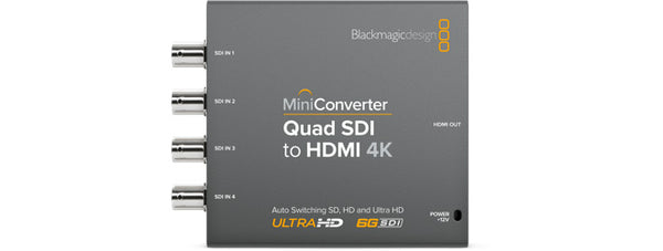 Blackmagic Mini Converter Quad SDI to HDMI 4K 2 - Photo-Video - Blackmagic - Helix Camera 