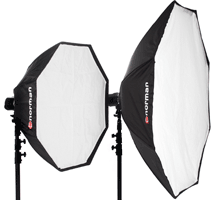 Norman OSB36 36" octagonal "Pop-Up" softbox w/ inner and outer diffusion panels - Lighting-Studio - Norman - Helix Camera 