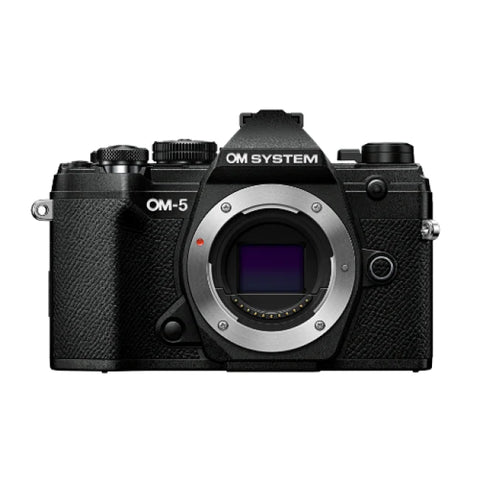 OM System OM-5 Mirrorless Camera with 12-45mm f/4.0 (Black) - Helix Camera 