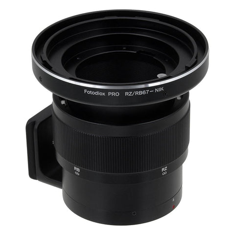 Fotodiox Pro Lens Mount Adapter - Mamiya RB67/RZ67 Mount Lens to Nikon F Mount SLR Camera Body with Built-In Focusing Helicoid - Photo-Video - Fotodiox - Helix Camera 