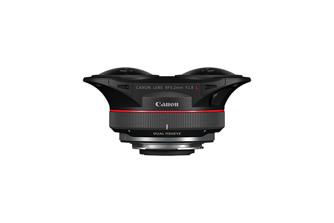 Canon RF 5.2mm F/2.8L Dual Fisheye 3D VR Lens Announced