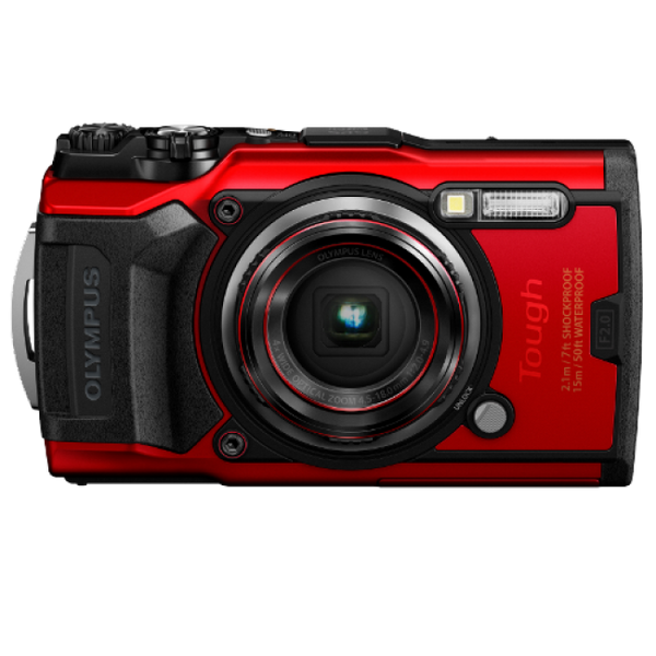 Olympus Stylus Tough TG-6 Digital Camera - Red - Photo-Video - Olympus - Helix Camera 